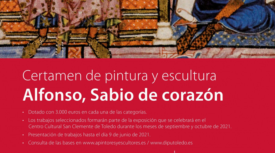 Diputación homenajea a Alfonso X "El Sabio" con un Certamen Nacional de Pintura y Escultura